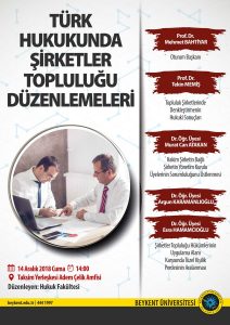 Şirketler Topluluğu Yrd.Doç.Dr.Murat Can Atakan